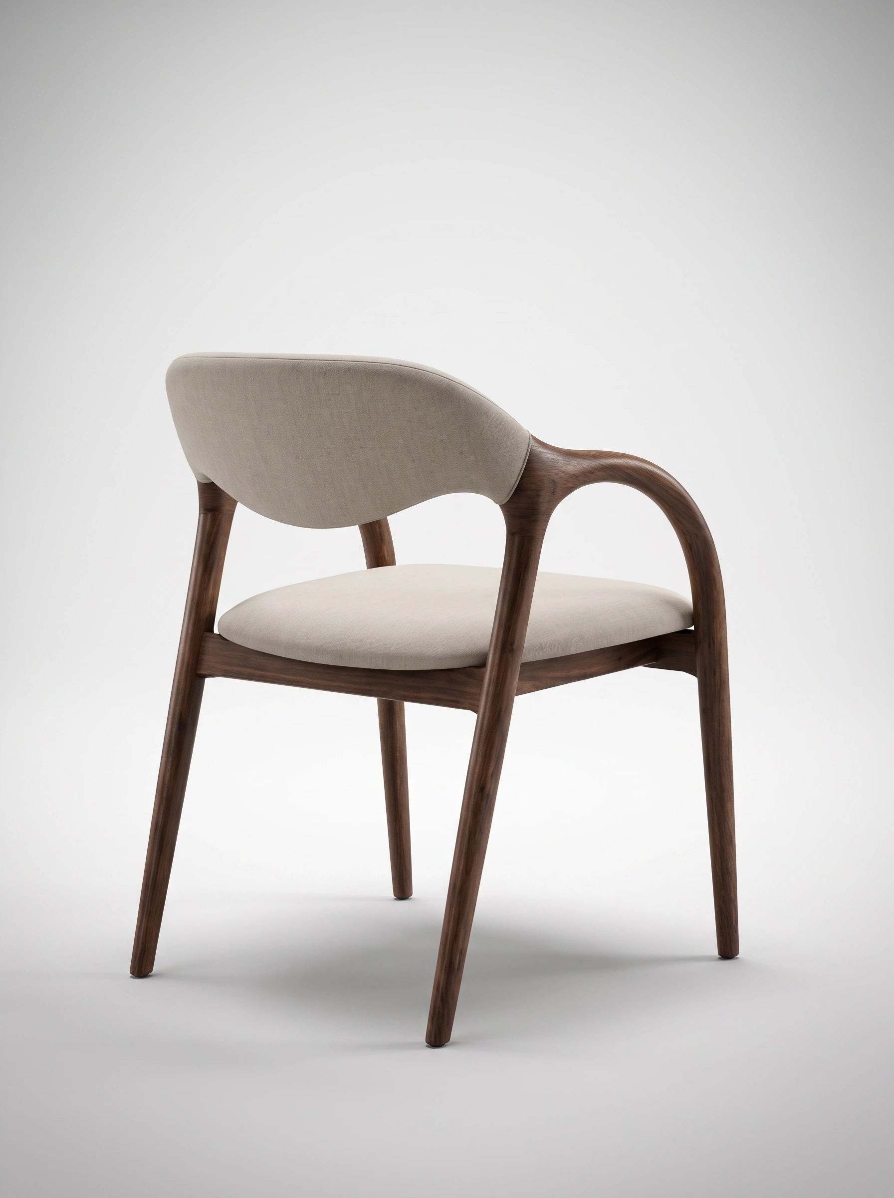 כיסא אוכל ATLAS אגוז | Use the uploaded product image as the exact product reference.