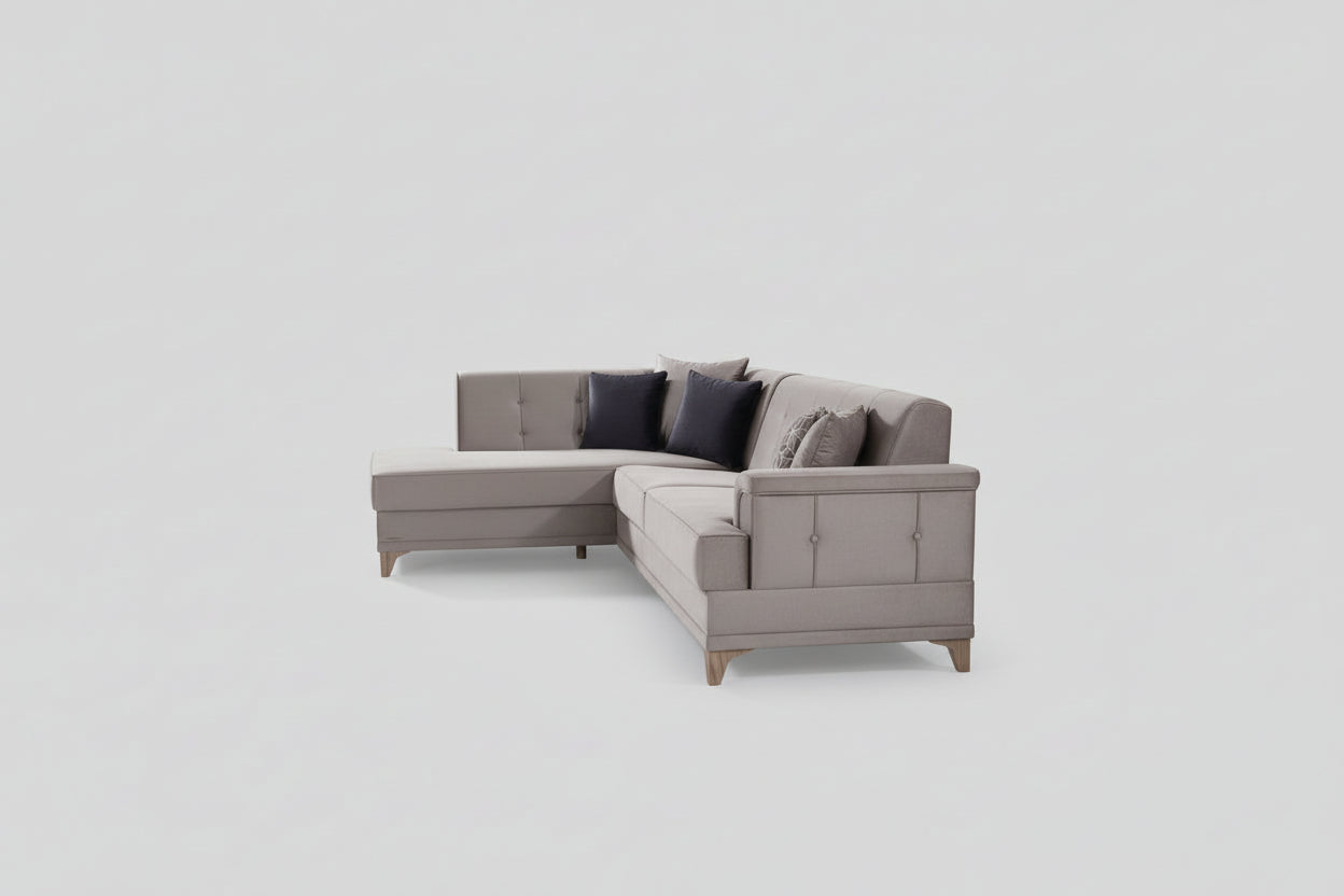 ספה פינתית נפתחת למיטה דגם CANTONA