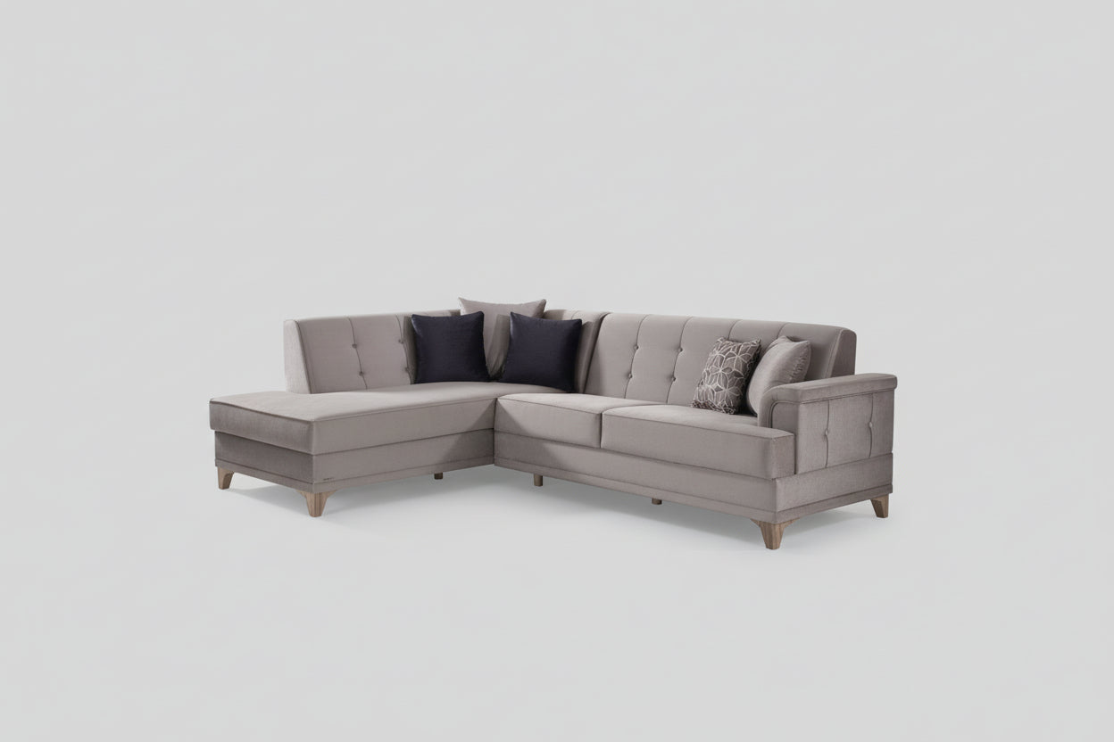 ספה פינתית נפתחת למיטה דגם CANTONA