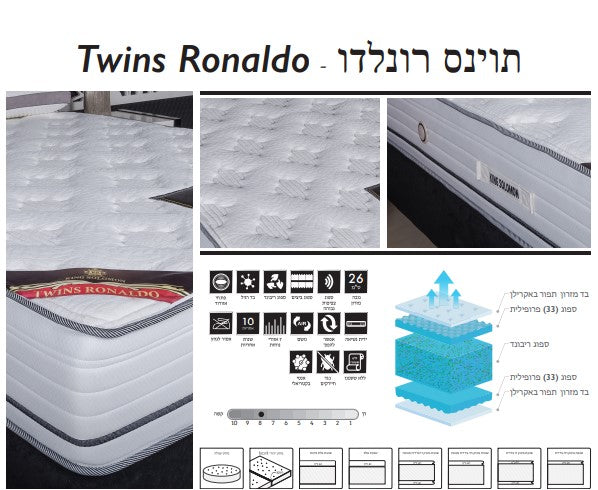 מזרן דגם Twins Ronaldo