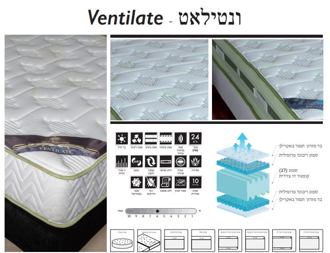 מזרן דגם Ventilate