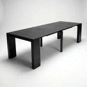 קונסולה נפתחת לפינת אוכל | Use the uploaded product image as the exact product reference.