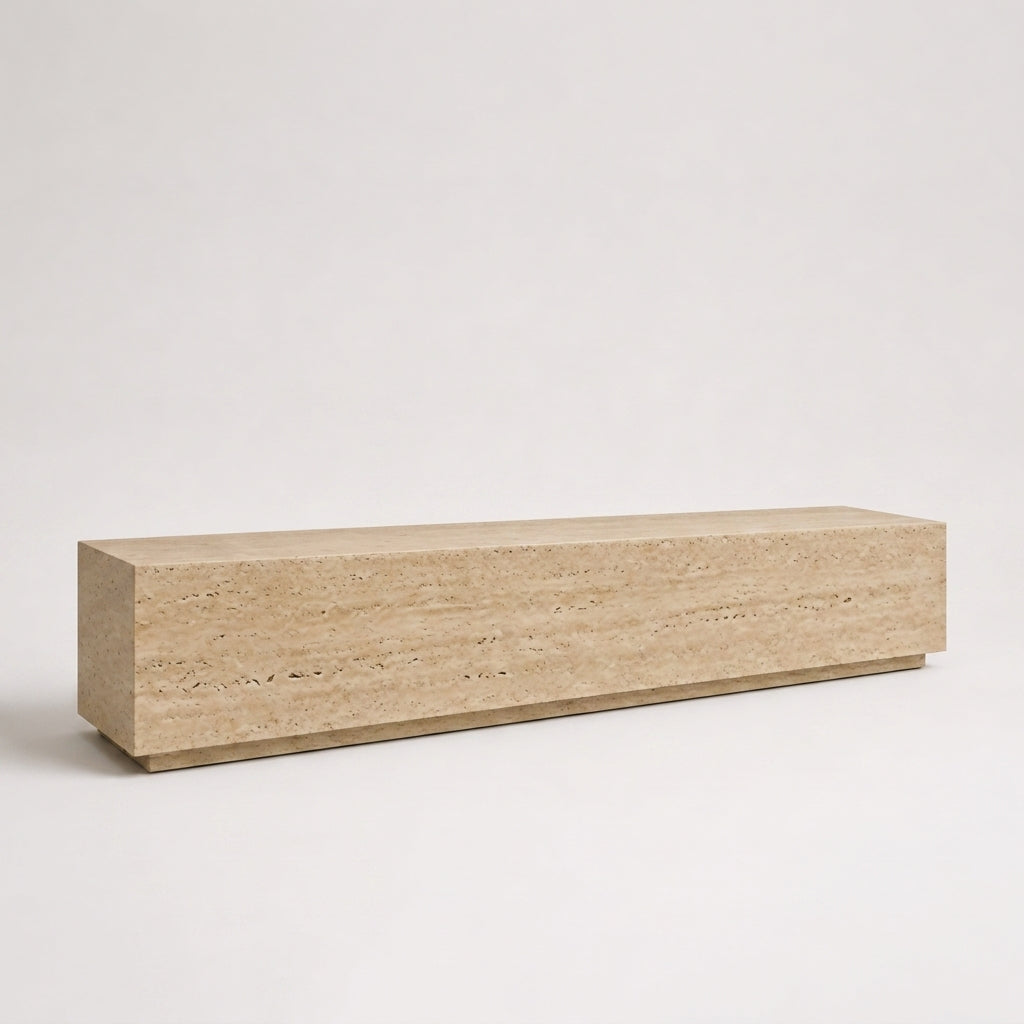 מזנון טרוונטין טבעי | Use the uploaded product image as the exact product reference.